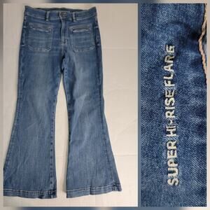 American Eagle Outfitters Light Blue Wide Leg Jeans
